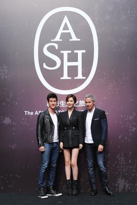 左起：李治廷先生、李多海小姐、<br />ASH品牌設(shè)計(jì)師Patrick Ithier先生